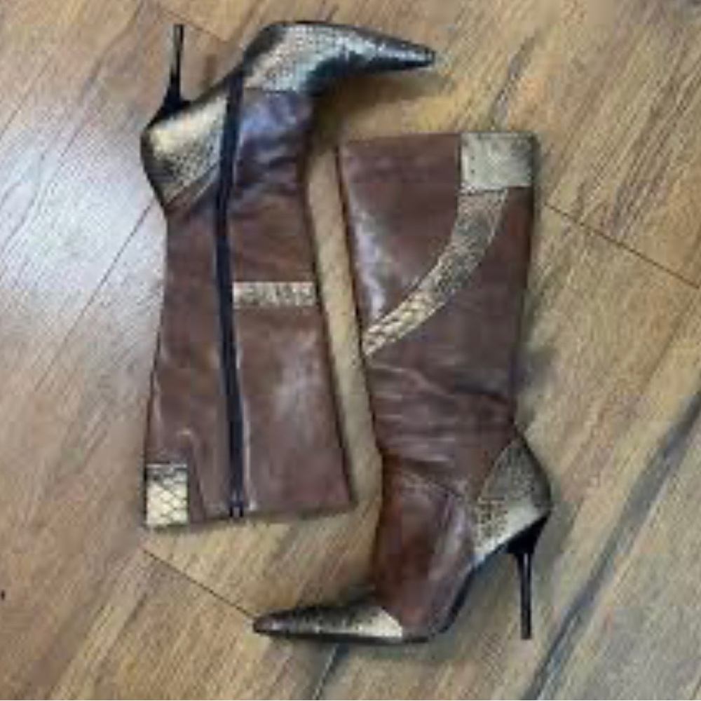 Aldo leather knee high boots
